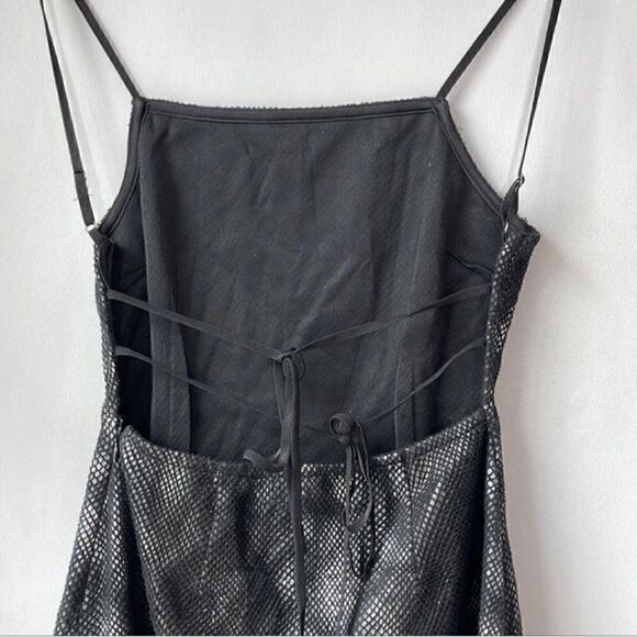 Urban Outfitters Textured Snake Printed Mini Dress - Picture 10 of 14